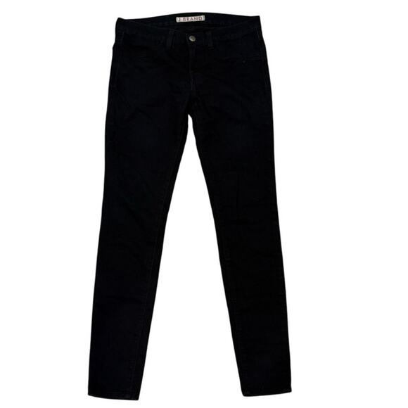 J‎ Brand Black Skinny Jeans Size 27 Low Rise Made in USA - Picture 1 of 6